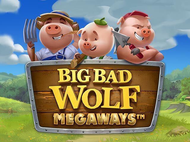 logo big bad wolf megaways