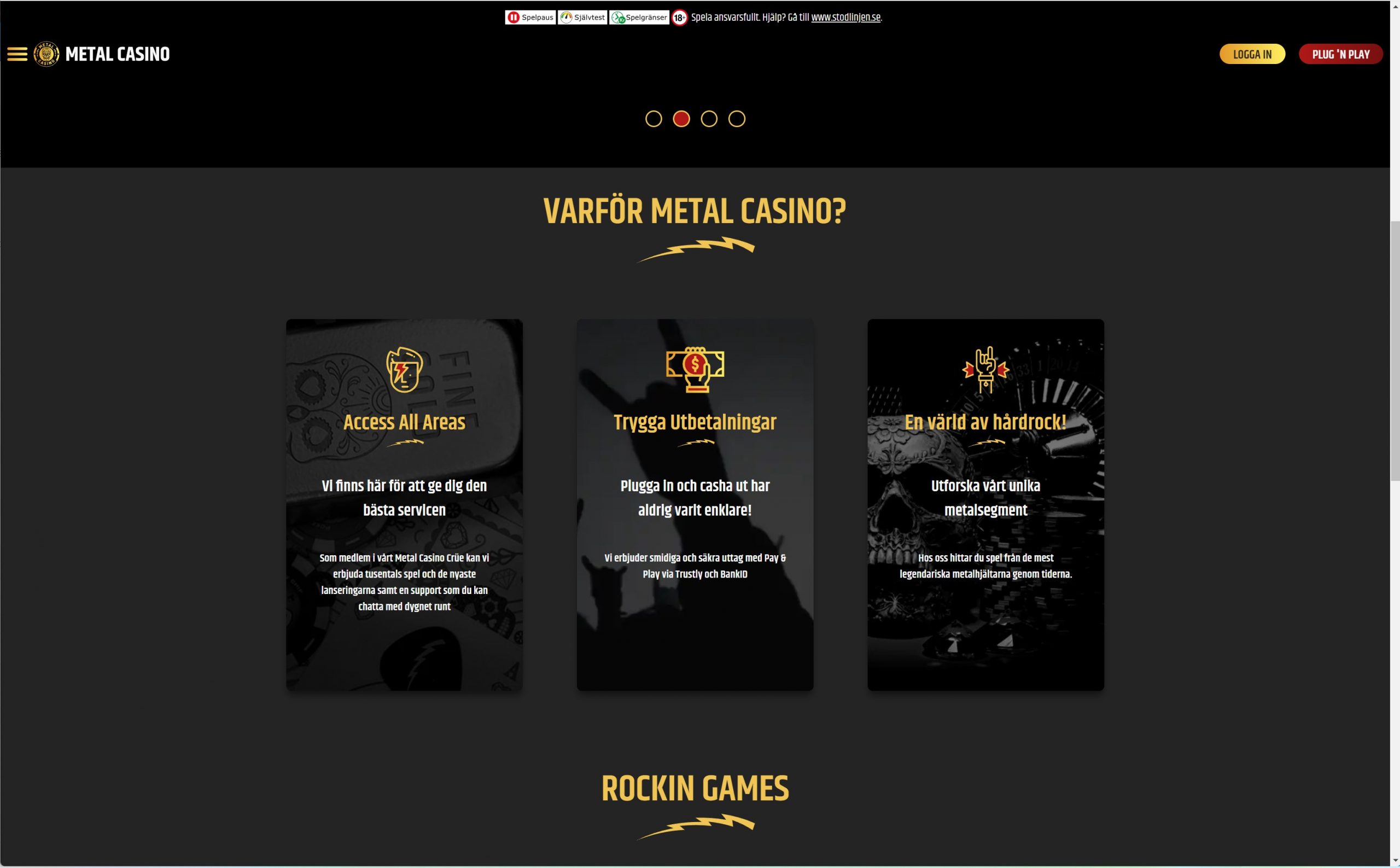information metal casino